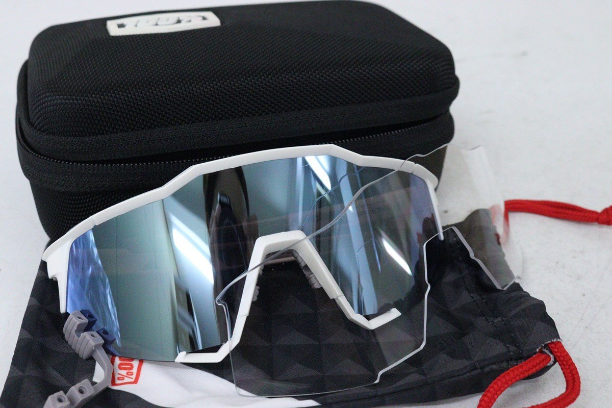 ★100% ワンハンドレッド SPEEDCRAFT サングラス スペアレンズ付属 超美品_画像1