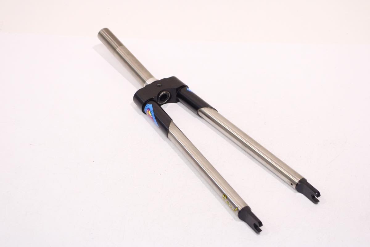 ★McMAHON マクマホン MRC Ti ROAD 1インチ ITA チタン スレッド フォーク コラム残長158mm 未使用品_画像1