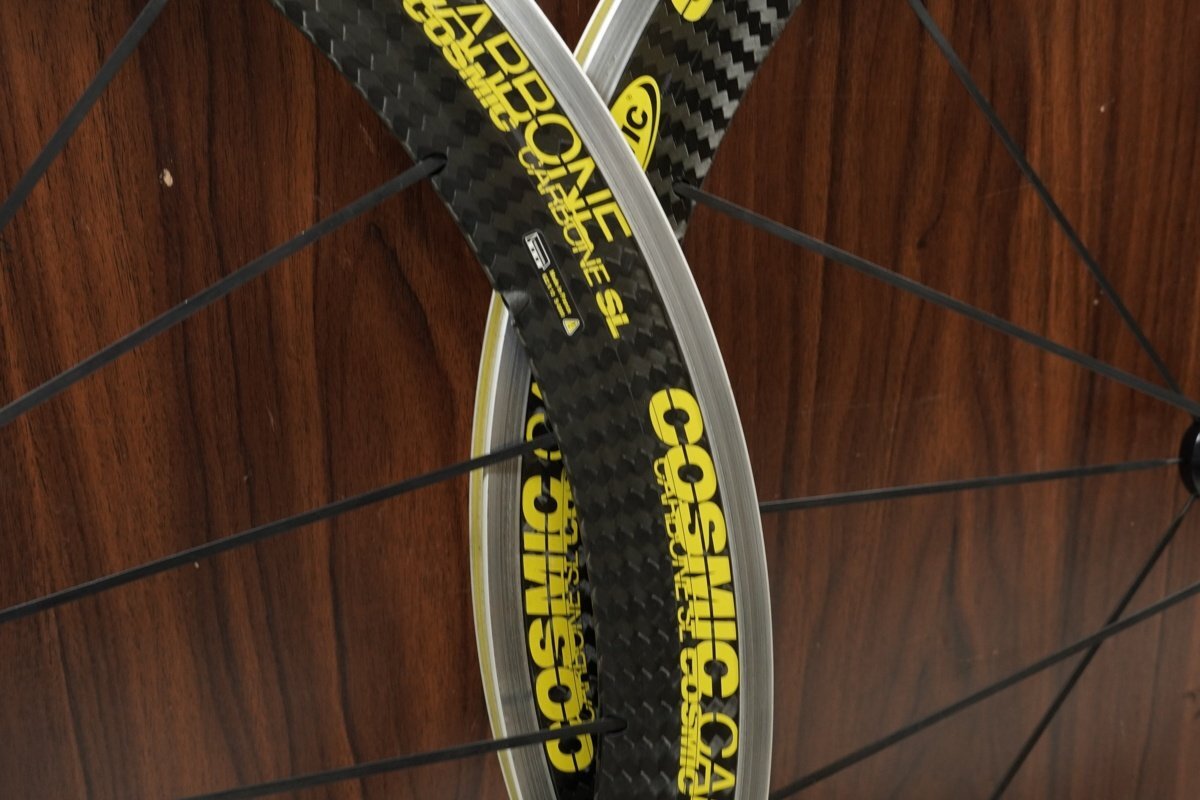 ○MAVIC マビック COSMIC CARBONE SL RIM シマノフリー 11/12s対応 クリンチャー カーボンハイブリッドリム ホイールセット 美品_画像8