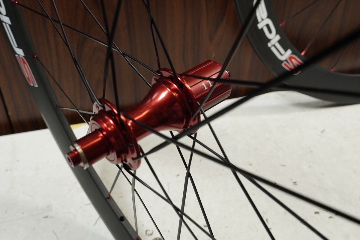 ○SFIDA スフィーダ 60mmハイト RIM シマノフリー 11/12s対応 クリンチャー カーボンホイールセット 美品_画像5