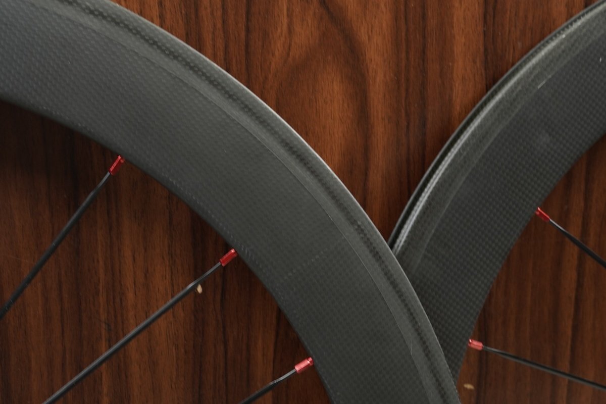 ○SFIDA スフィーダ 60mmハイト RIM シマノフリー 11/12s対応 クリンチャー カーボンホイールセット 美品_画像8