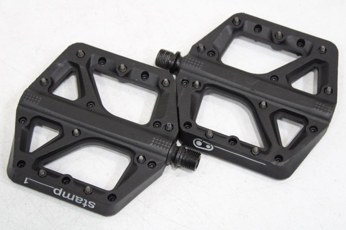 ☆CRANKBROTHERS クランクブラザーズ STAMP 1 Cr-Moシャフト Largeサイズ フラットペダル_画像1