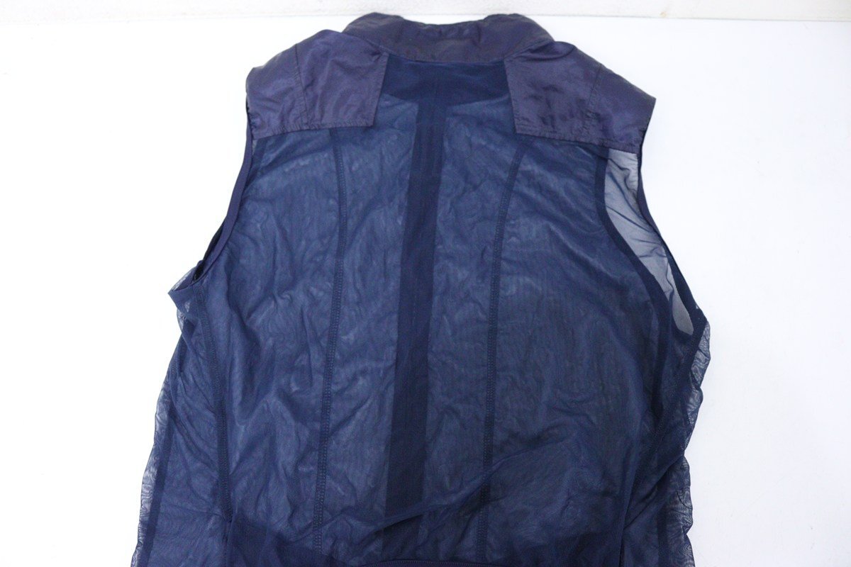 ▽Cafe du Cycliste カフェドシクリステ ベスト ジレ ネイビー Mサイズ_画像3