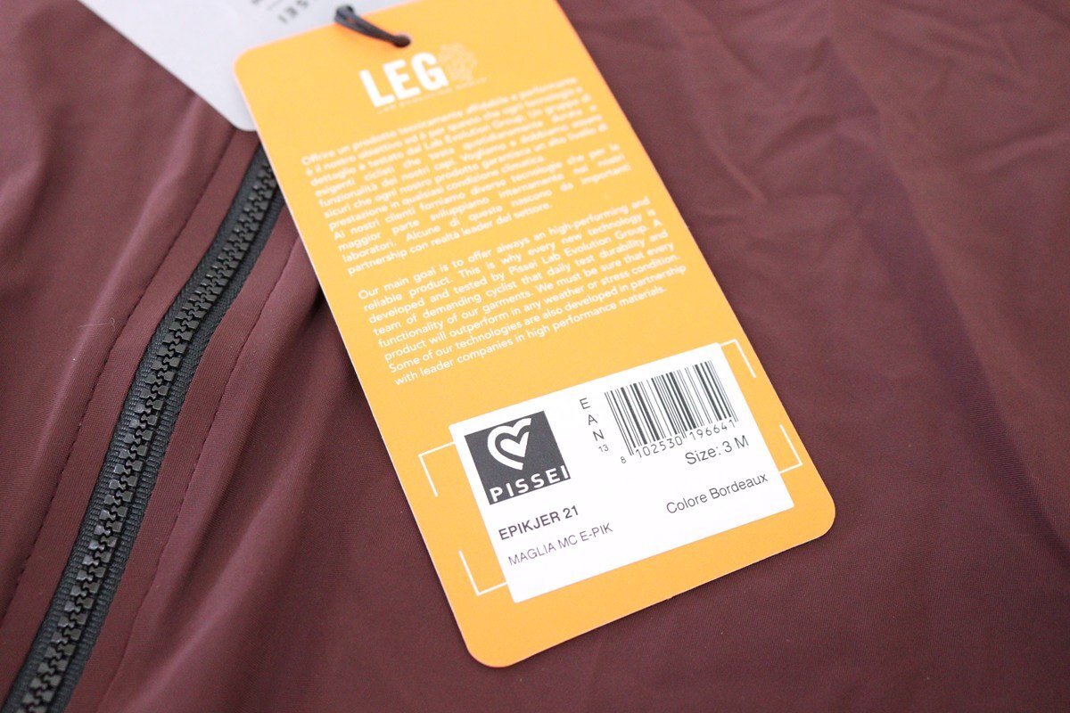 ▽PISSEI ピセイ EPIK イーピック 半袖ジャージ Mサイズ 未使用_画像6