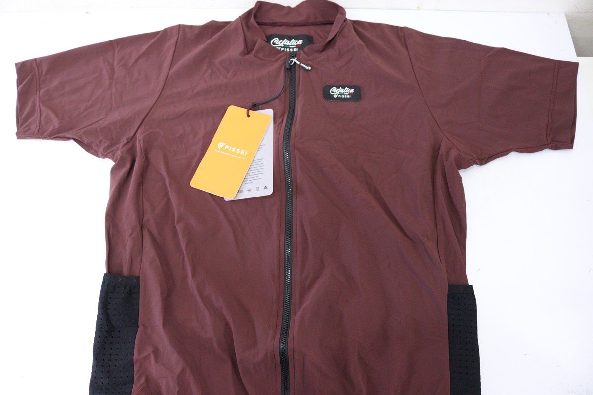 ▽PISSEI ピセイ EPIK イーピック 半袖ジャージ Mサイズ 未使用_画像1