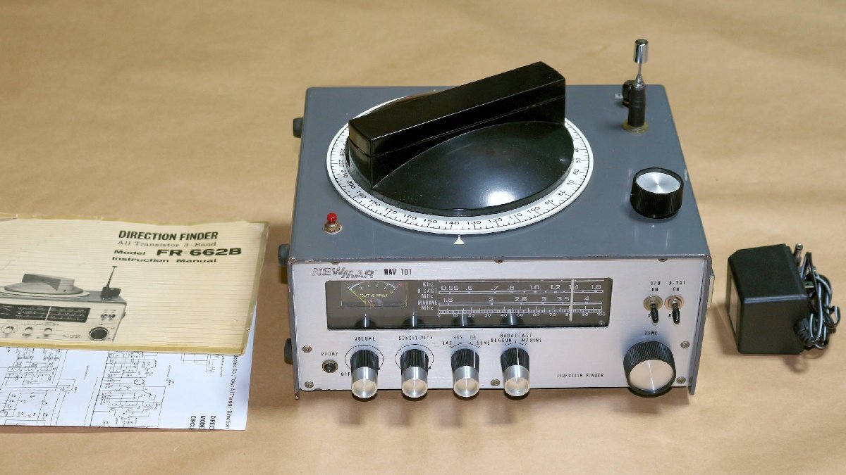 ビンテージ Coastal Navigator社製 662B マリンラジオ 3バンド 方向探知DF受信機 日本製 逆輸入品_画像1