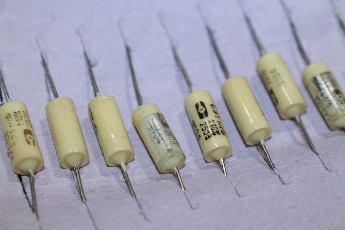 10個セット ロシア軍用 K73-15A 0.01uF 250V PETP コンデンサ トーンコンデンサ amp_画像8