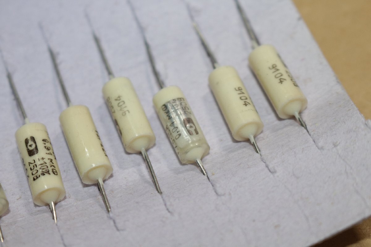10個セット ロシア軍用 K73-15A 0.01uF 250V PETP コンデンサ トーンコンデンサ amp_画像7