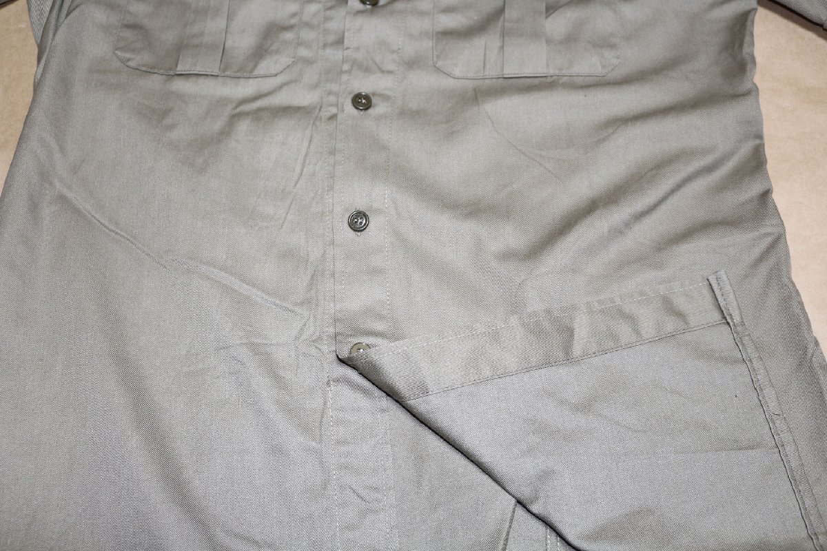 A2 イタリア軍用 半袖シャツ USED Lサイズ フリー mil_画像4