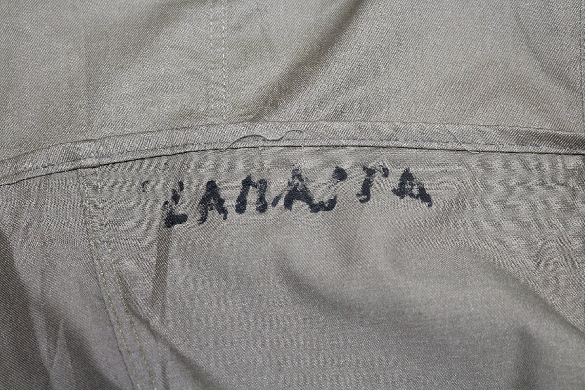 A2 イタリア軍用 半袖シャツ USED Lサイズ フリー mil_画像6