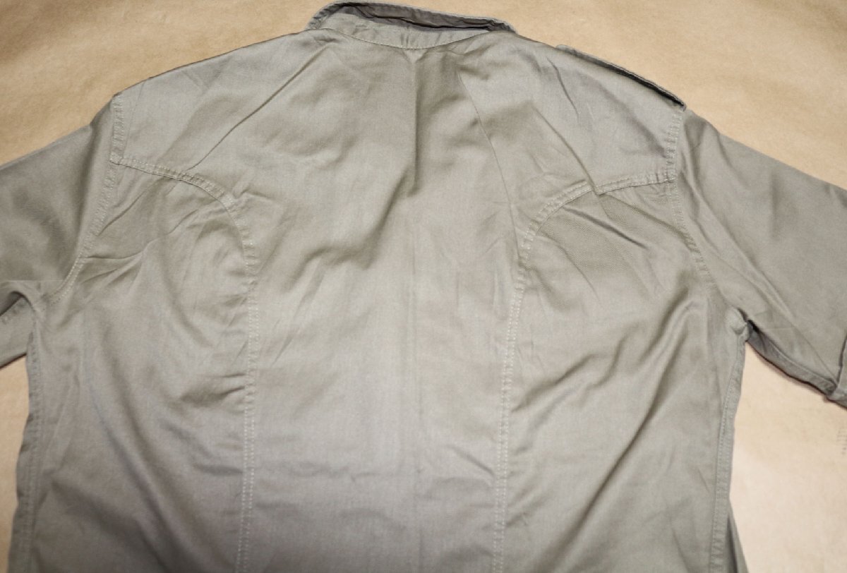 A2 イタリア軍用 半袖シャツ USED Lサイズ フリー mil_画像5