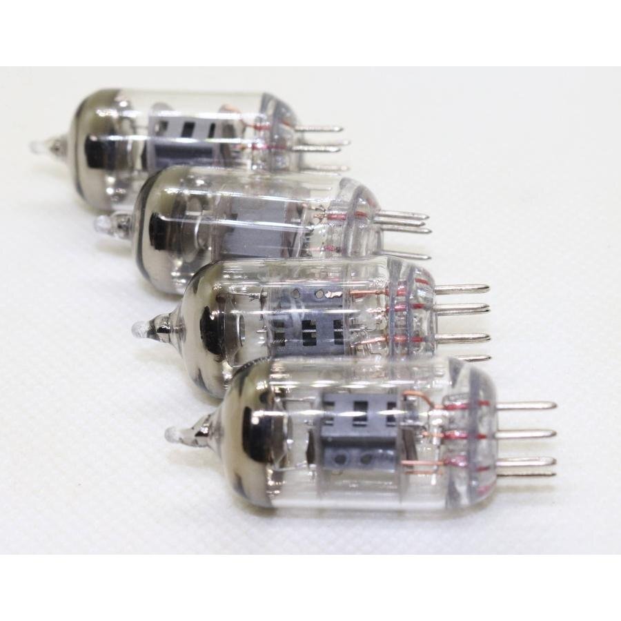 激安 お宝 4本セット 6J1Pとして使って驚く ロシア球 6Ж2П-EV 6J2P-EB 6AS6互換 6AK5 6J1Pとして_画像3