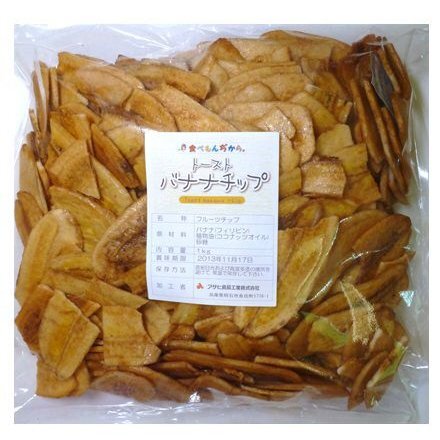 トーストバナナチップ 1kg 世界美食探究 フィリピン産 ドライフルーツ スライスバナナ 干燥バナナ バナナチップス おやつ おつまみ