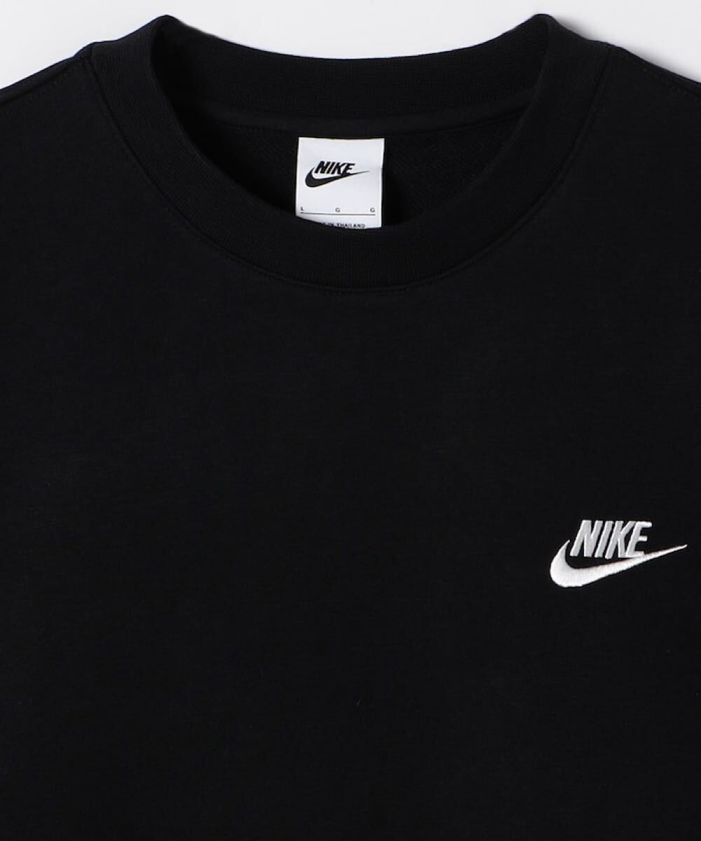 【送料無料】NIKE XLサイズ　ナイキスウェット　フレンチテリークルーネック　ブラック　XLサイズ　正規品_画像4