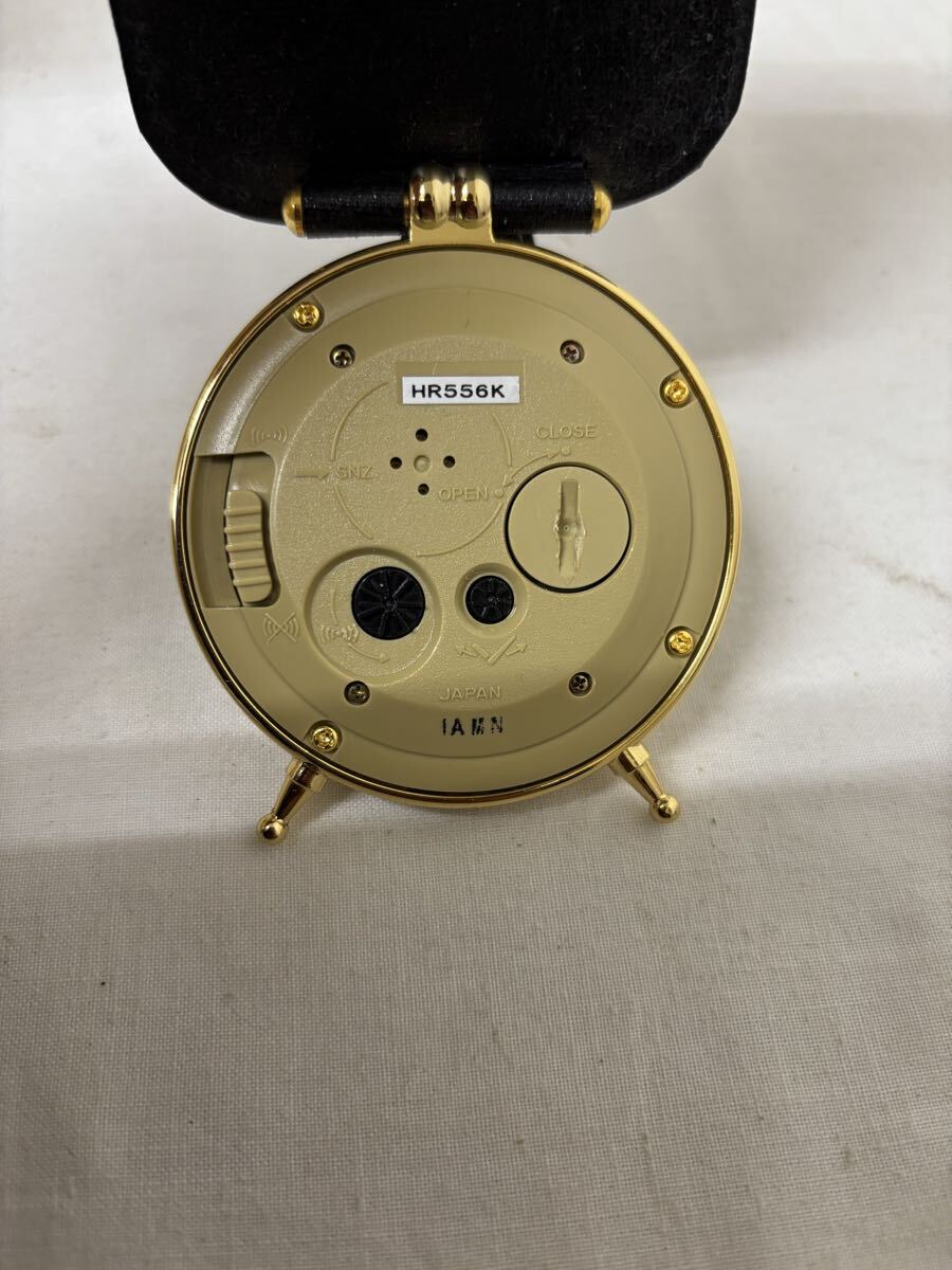 【D175】SEIKO セイコー エンブレム トラベル時計 置時計 EMBLEM_画像3