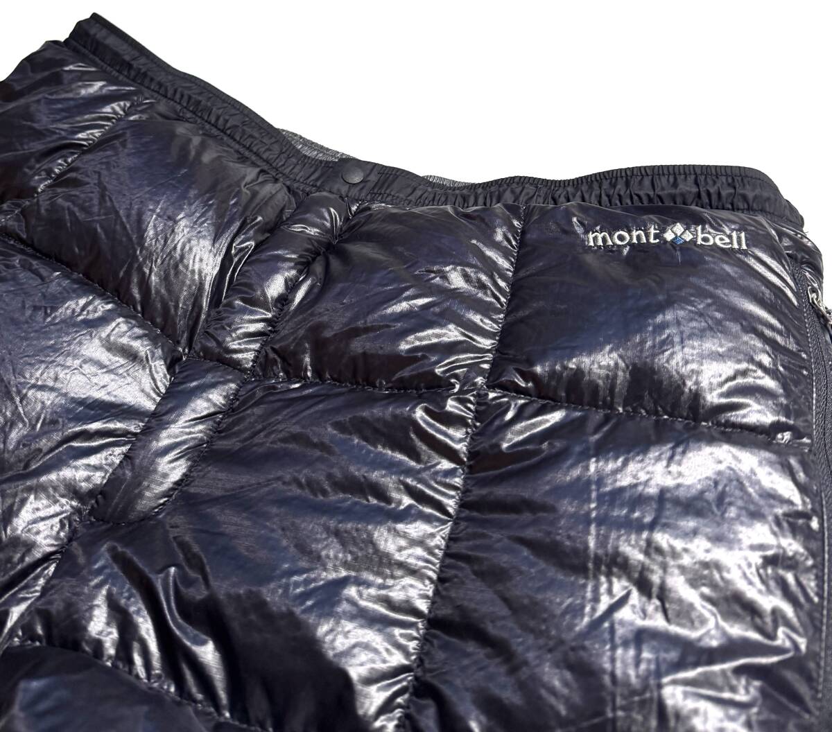 名作【XXL】mont-bell モンベル アルパイン ダウンパンツ XXL メンズ 黒 USA企画モデル【保温性抜群の名作モデル】サイドジップ_画像3