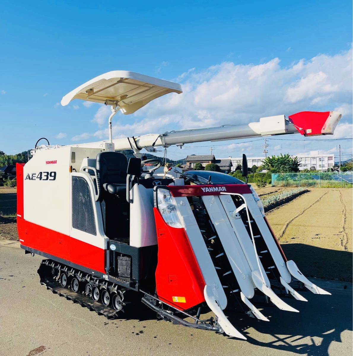 ★栃木県★ヤンマー コンバインAE439 UFO付き★39馬★時間266★4 條刈(農機) 