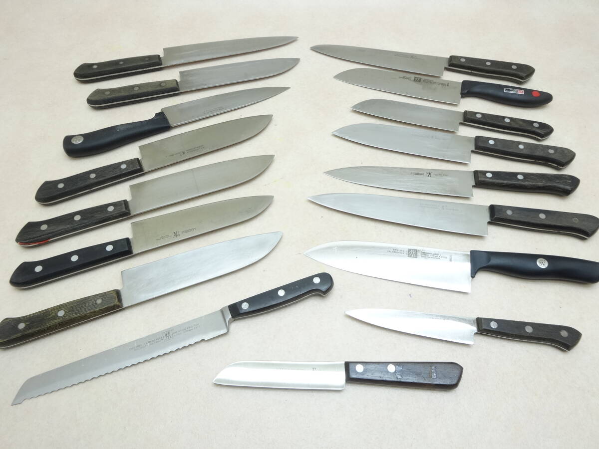 ☆J.A.HENCKELSの包丁が17点 ROSTFREI INTERNATIONAL ZWILLING Amway STAINLESS_画像1