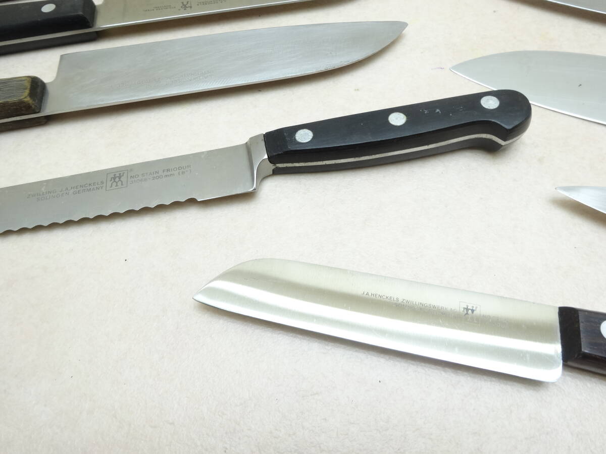 ☆J.A.HENCKELSの包丁が17点 ROSTFREI INTERNATIONAL ZWILLING Amway STAINLESS_画像2