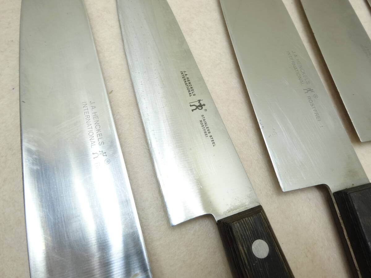 ☆J.A.HENCKELSの包丁が17点 ROSTFREI INTERNATIONAL ZWILLING Amway STAINLESS_画像4