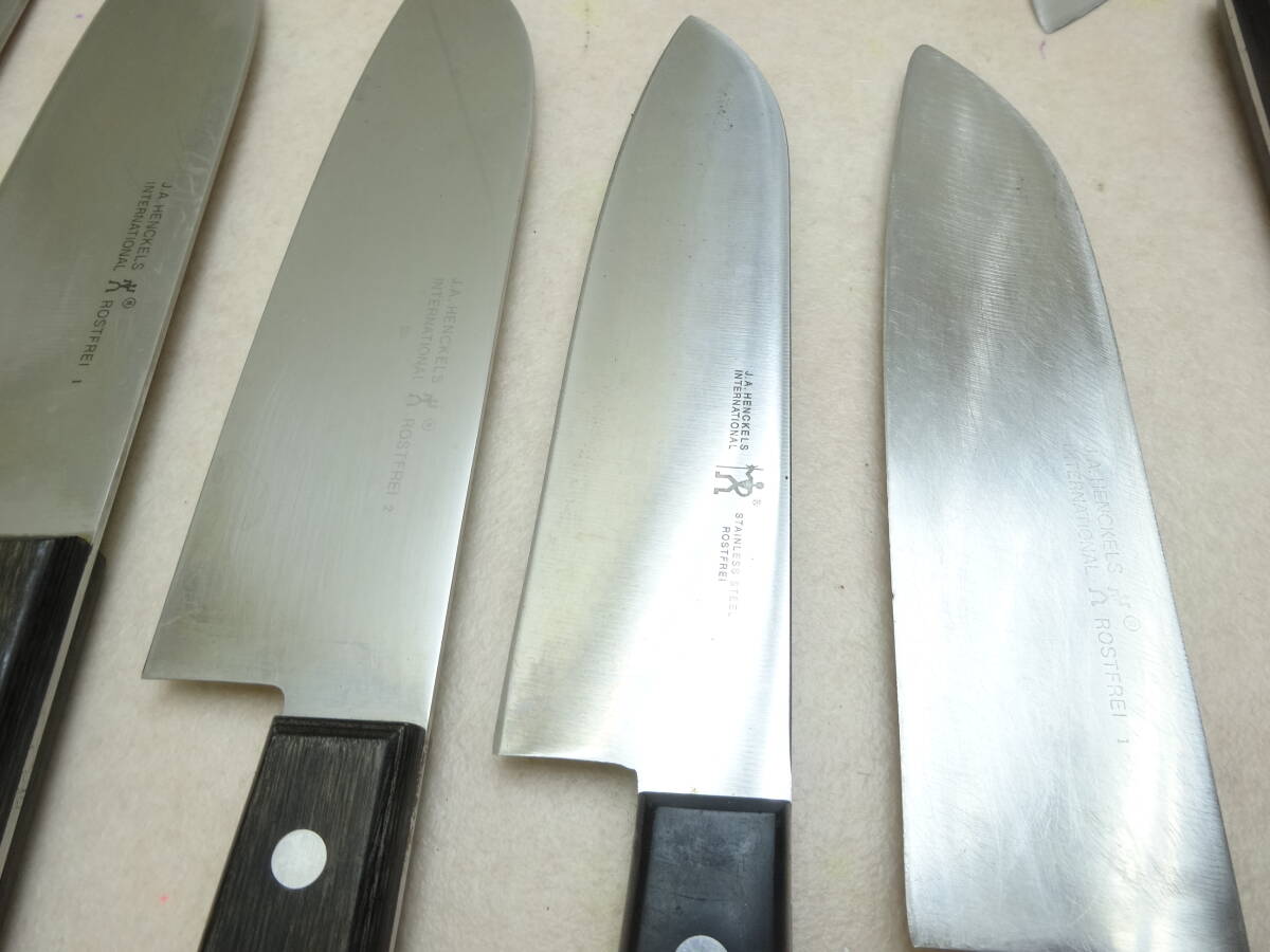 ☆J.A.HENCKELSの包丁が17点 ROSTFREI INTERNATIONAL ZWILLING Amway STAINLESS_画像6