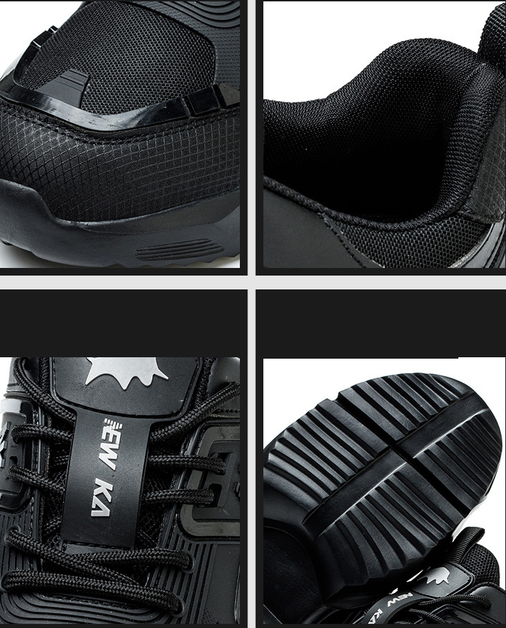 安全靴 メンズ 作業靴 軽量 鋼先芯 つま先保護 ワークシューズ 厚底 工事あんぜん靴 耐摩耗 サイズ:27.5cm_画像7