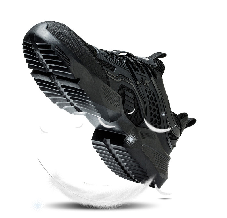 安全靴 メンズ 作業靴 軽量 鋼先芯 つま先保護 ワークシューズ 厚底 工事あんぜん靴 耐摩耗 サイズ:27.5cm_画像6