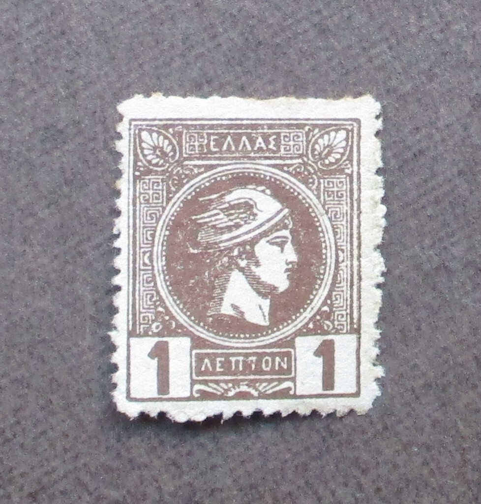 ギリシャ　　SCカタログ＃100　　1 l　　未使用　　中古品_画像1