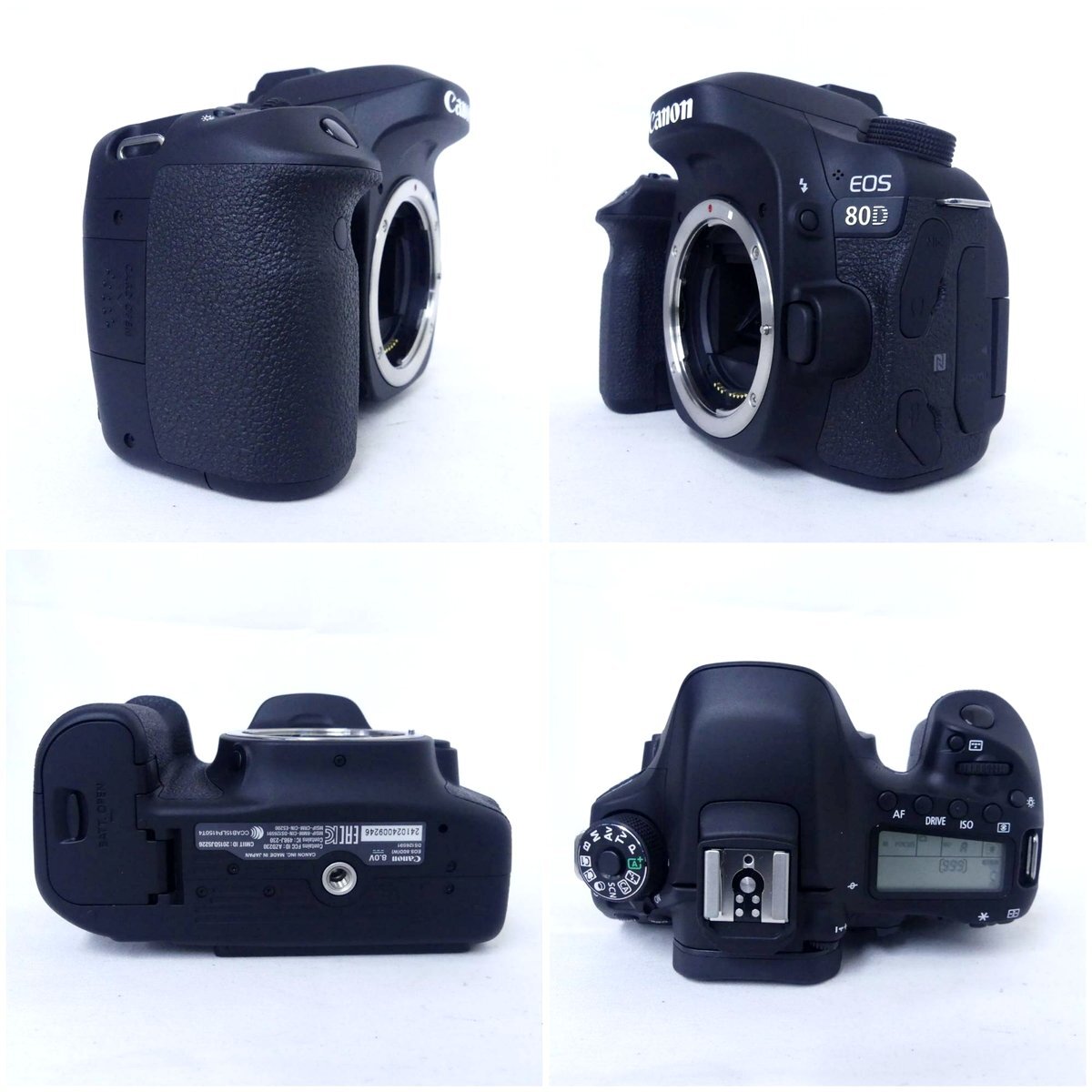 [ бесплатная доставка ] Canon Canon EOS 80D цифровой однообъективный камера корпус др. принадлежности простой работа OK прекрасный товар /2510C