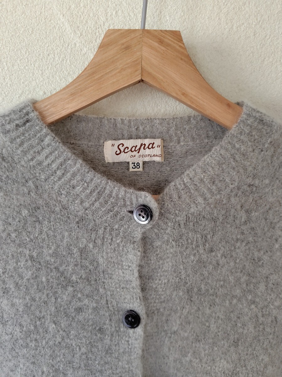 SCAPA　スキャパ　モヘア　カーディガン_画像3