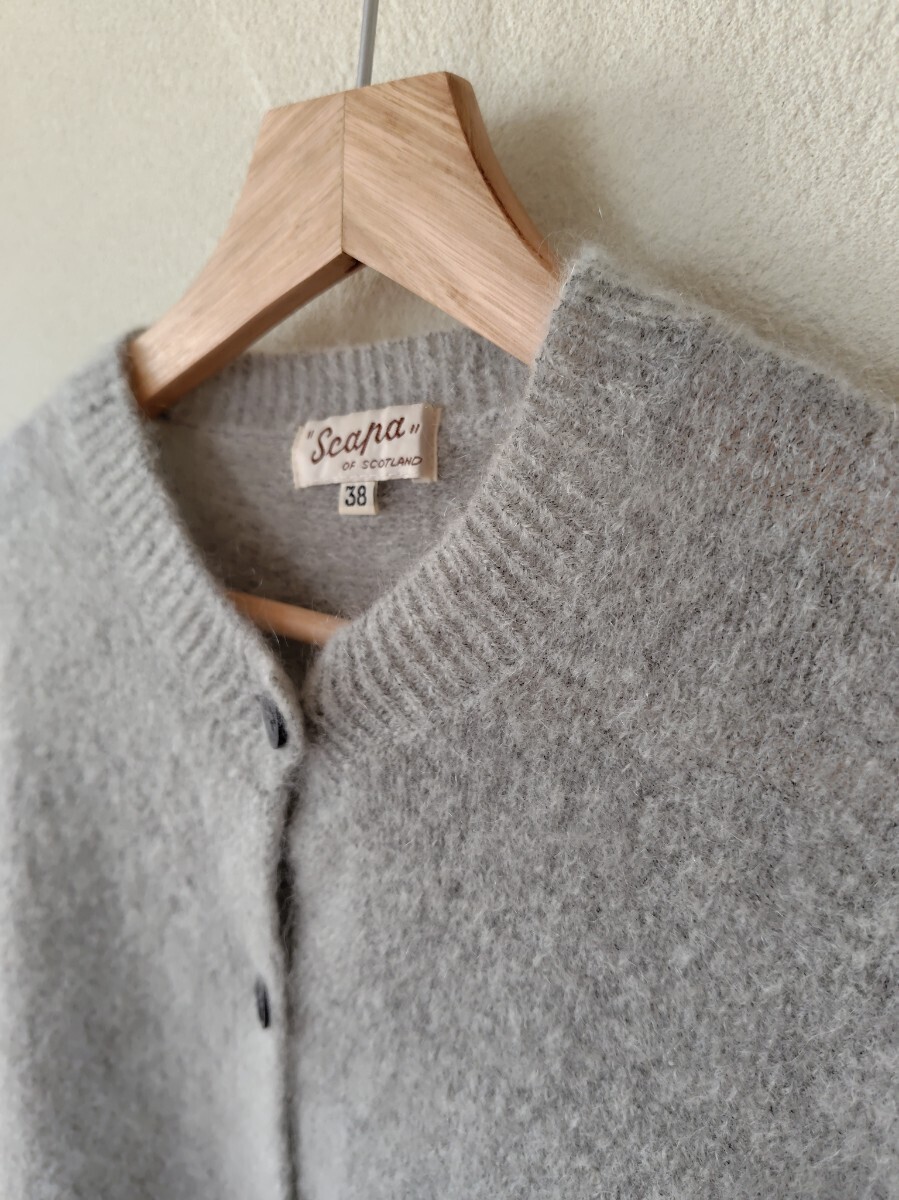 SCAPA　スキャパ　モヘア　カーディガン_画像5