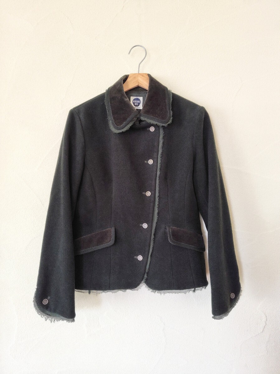 HIROKO BIS ヒロコ ビス ジャケット ベロア_画像1