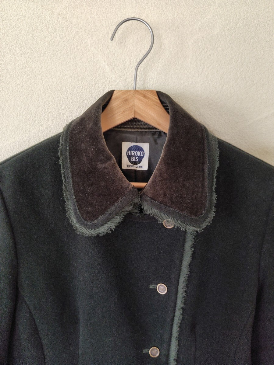 HIROKO BIS ヒロコ ビス ジャケット ベロア_画像3