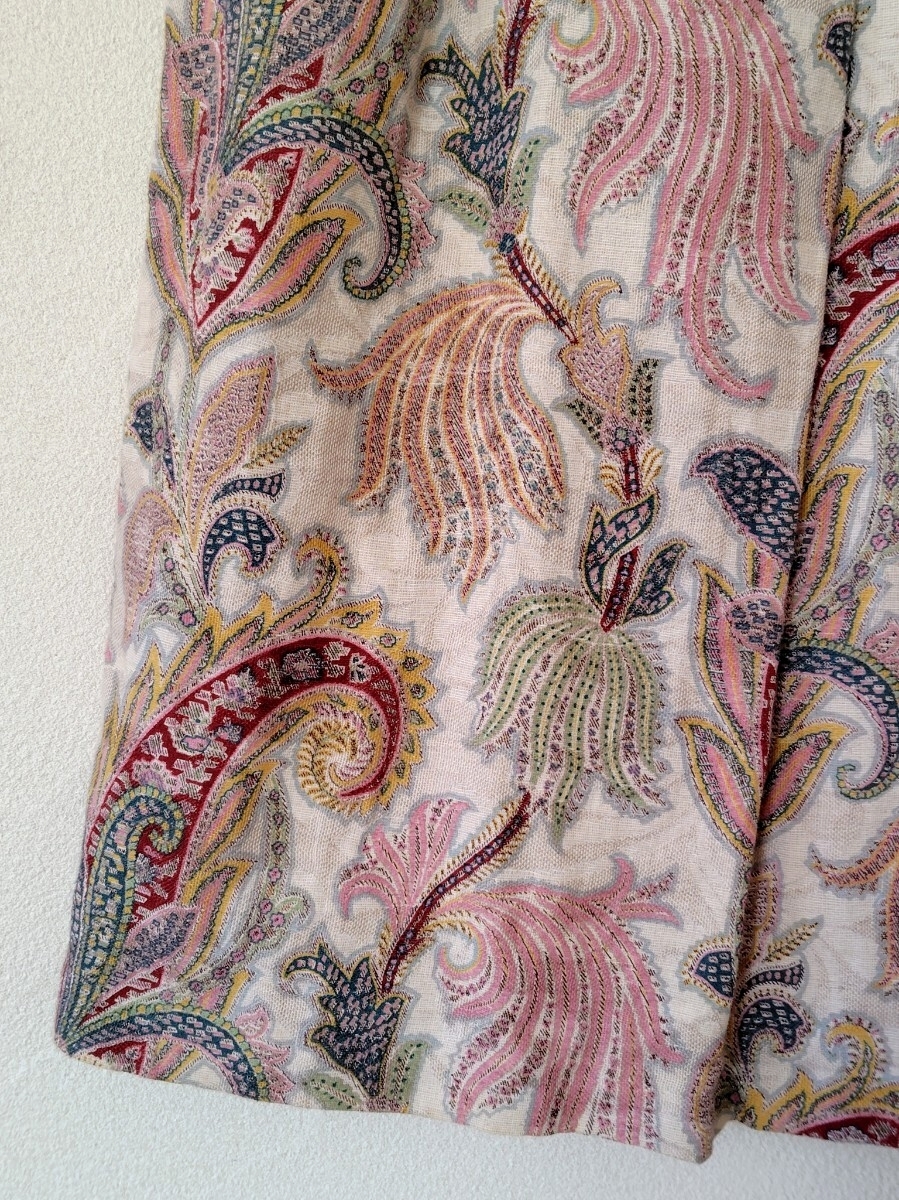 SCAPA　スキャパ　ペイズリー柄　スカート_画像3