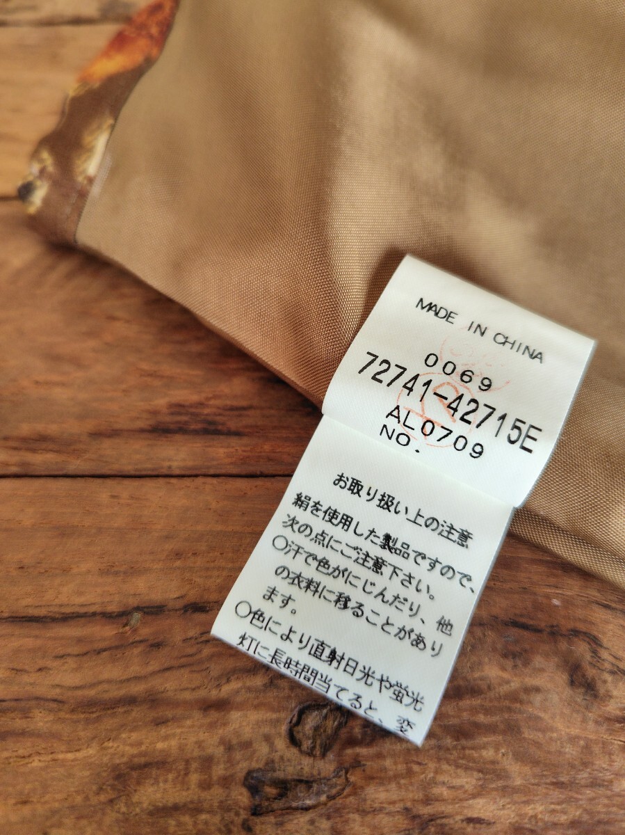 SCAPA　スキャパ　スカート　花柄　シルク_画像9