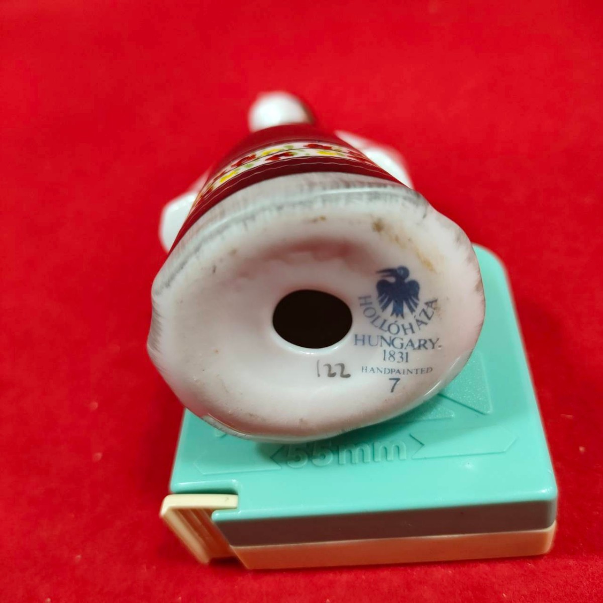 HOLLOHAZA 陶磁器人形 フィギュリン ホロハザ 貴婦人像 置物 インテリア _画像7