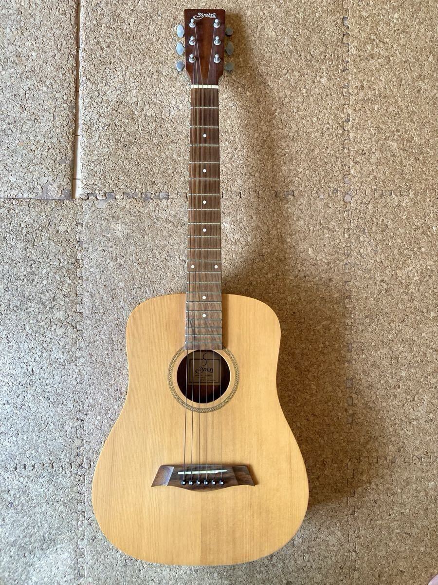 S.Yairi YM-02 NTL (Natural) カスタム仕様・ミニアコースティックギター ナチュラル色_画像1