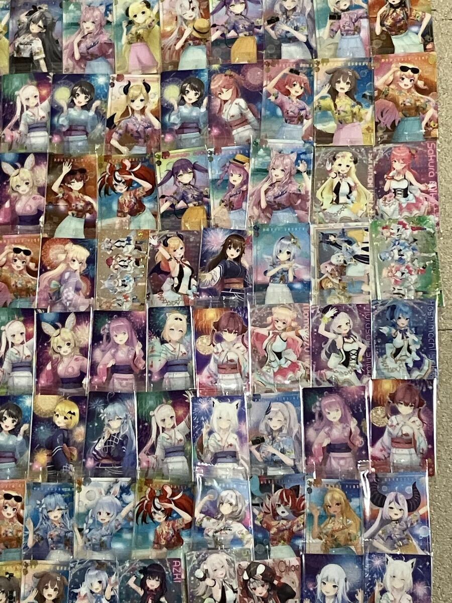 ホロライブ　グッズセット　ウエハース カード　こより　マリン　フブキ　さくらみこ　わため　ぐら　ラプラス　いろは　まとめ売り　大量_画像6