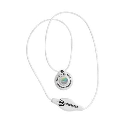 ★送料250円★新品★正規品 パワーバランス　ネックレス PowerBalance ホワイト ／黒文字　POWER-WH-BK_画像4