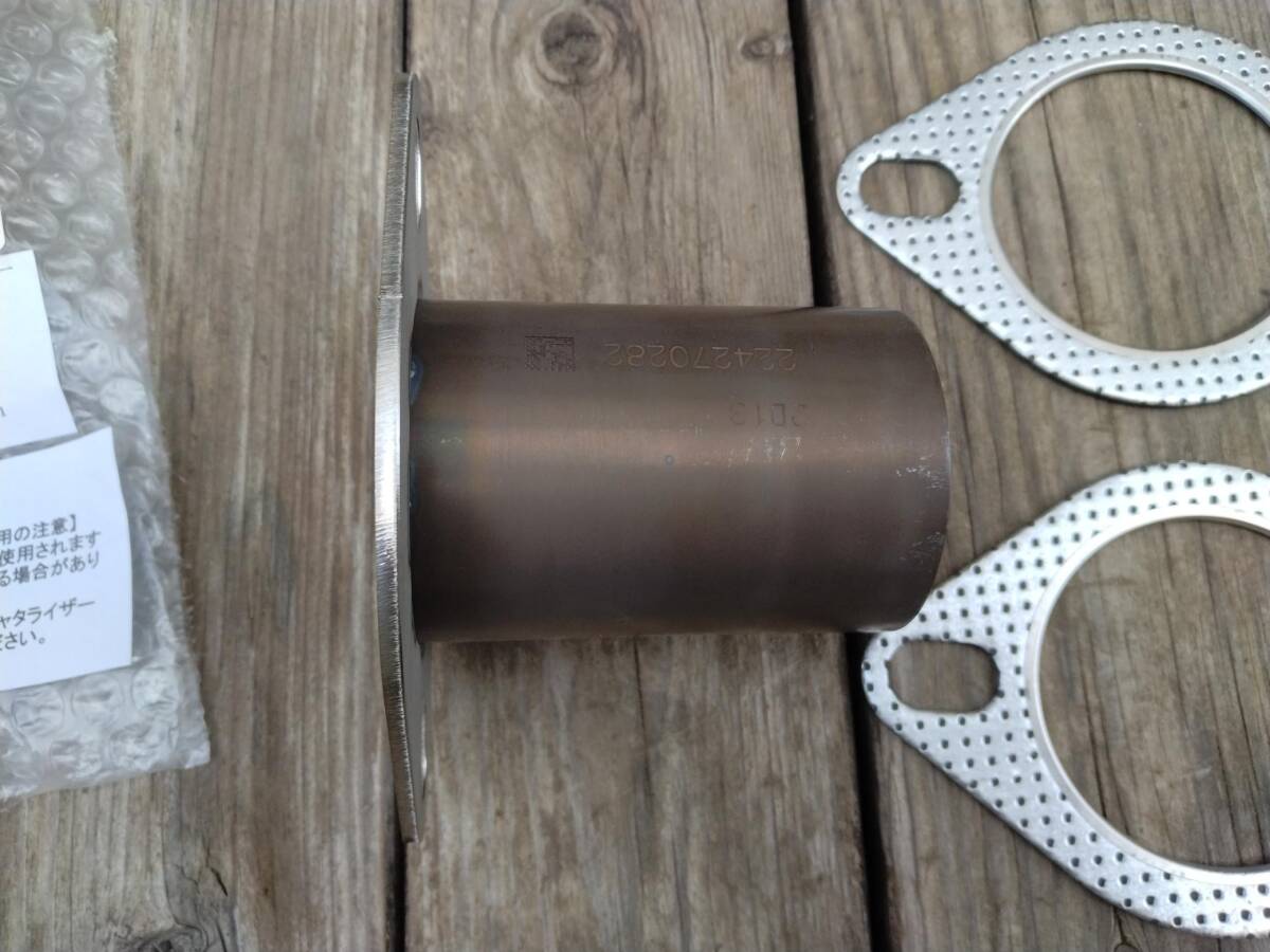 未使用!アウテックス製フランジ触媒ハニカム キャタライザー!マフラーパイプ径60.5φ用トレノ レビン シビック ロードスターなどにL80!_画像4