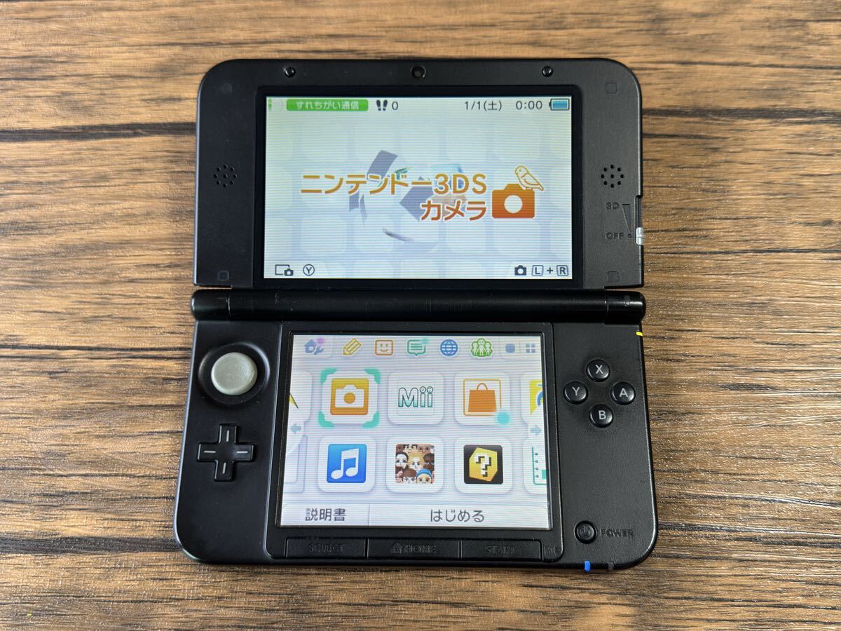 Nintendo 3DS LL ブルー ブラック_画像7