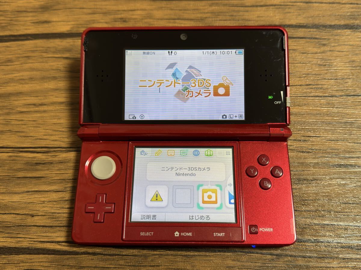Nintendo 3DS レッド 初期化済み 311_画像8