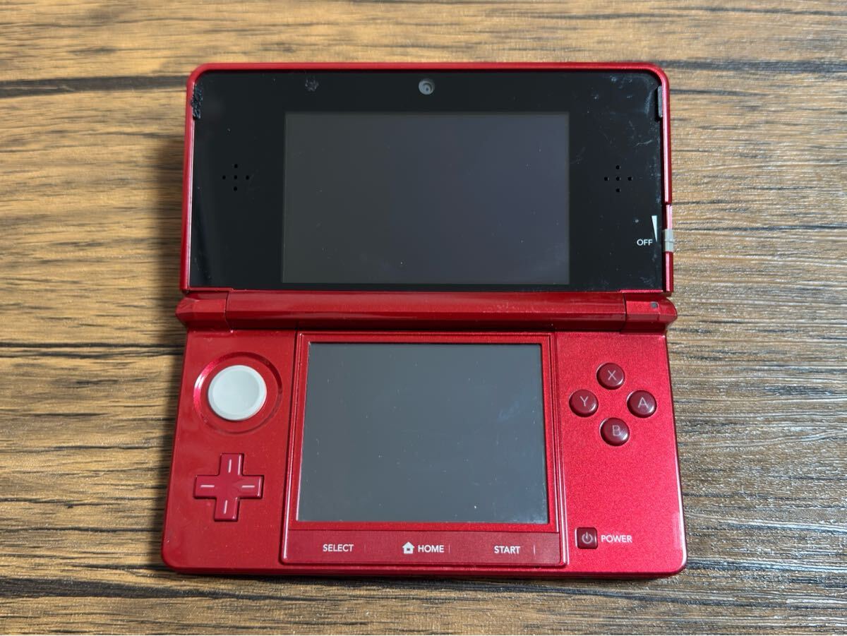 Nintendo 3DS レッド 初期化済み 311_画像9