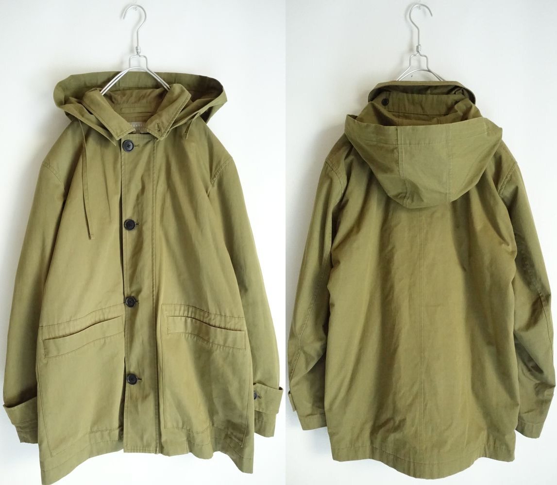 2018年製 MARGARET HOWELL マーガレットハウエル☆ライナー付きフードコート 定価71500円_画像1