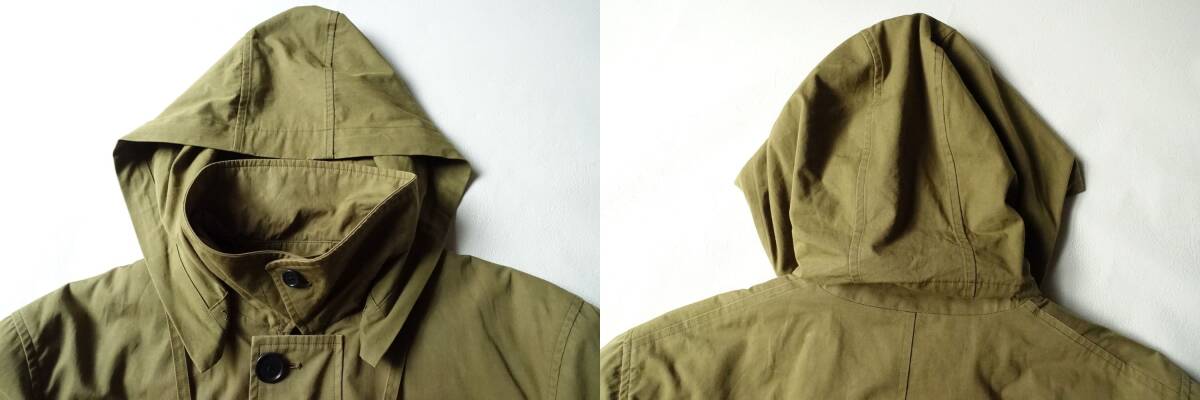 2018年製 MARGARET HOWELL マーガレットハウエル☆ライナー付きフードコート 定価71500円_画像9