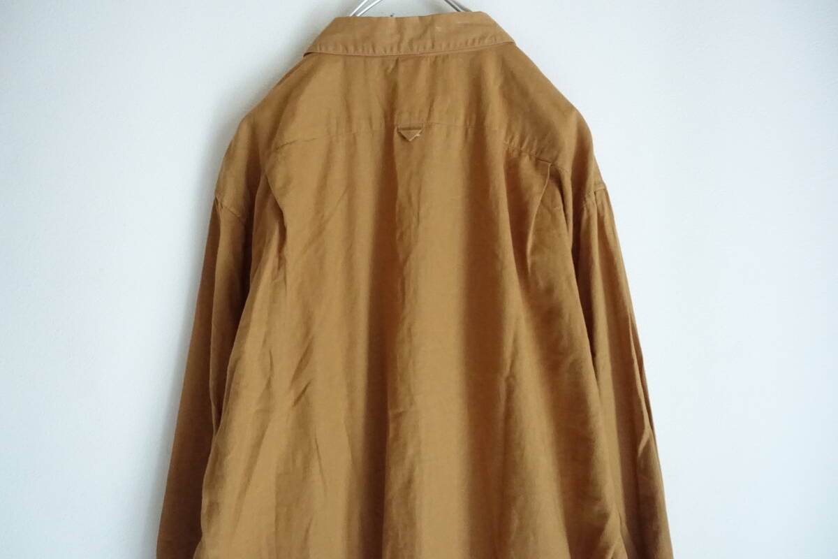 2014年製 MHL.マーガレットハウエル コットンリネン シャツ L_画像4