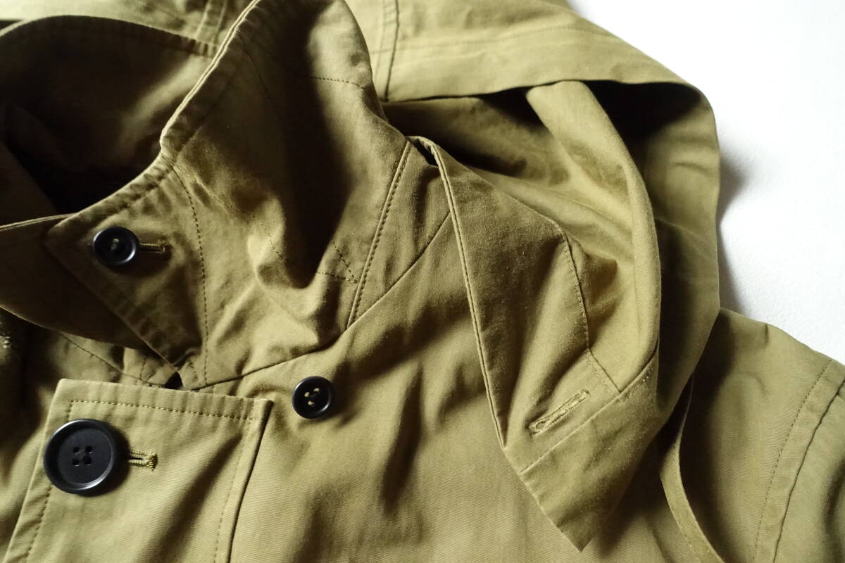 2018年製 MARGARET HOWELL マーガレットハウエル☆ライナー付きフードコート 定価71500円_画像8