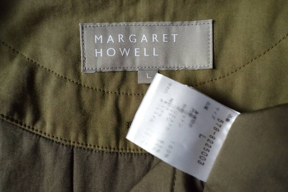 2018年製 MARGARET HOWELL マーガレットハウエル☆ライナー付きフードコート 定価71500円_画像10