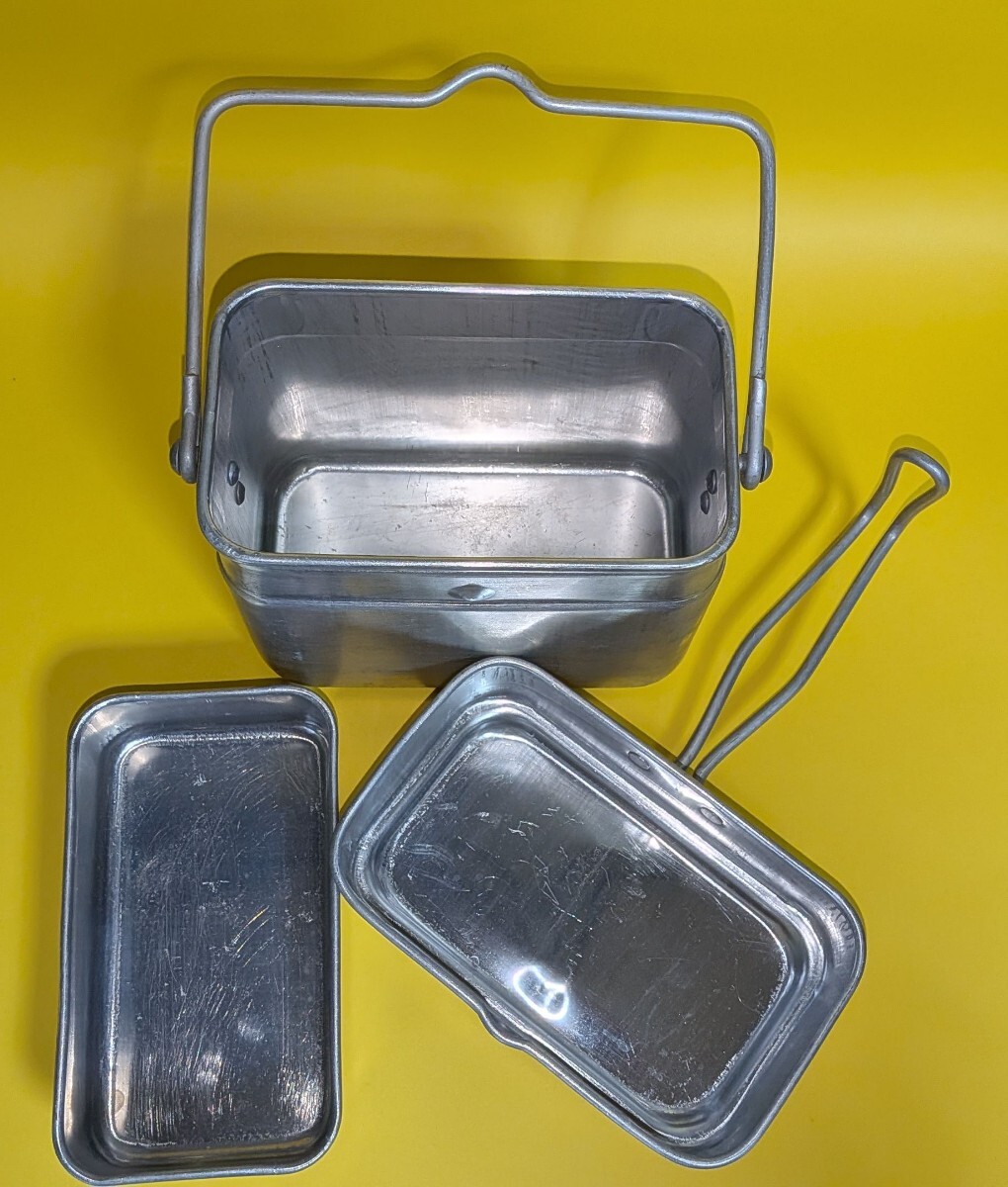 美品 / フランス軍 メスティン メスキット ヴィンテージ 飯盒 クッカー アウトドア_画像7