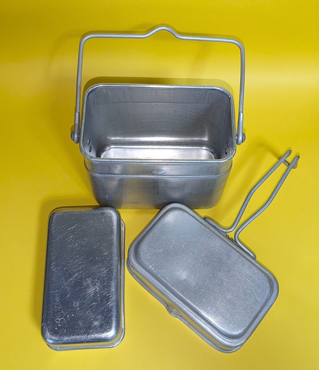 美品 / フランス軍 メスティン メスキット ヴィンテージ 飯盒 クッカー アウトドア_画像8